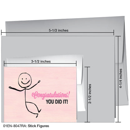 Stick Figures, Greeting Card (8047RA)