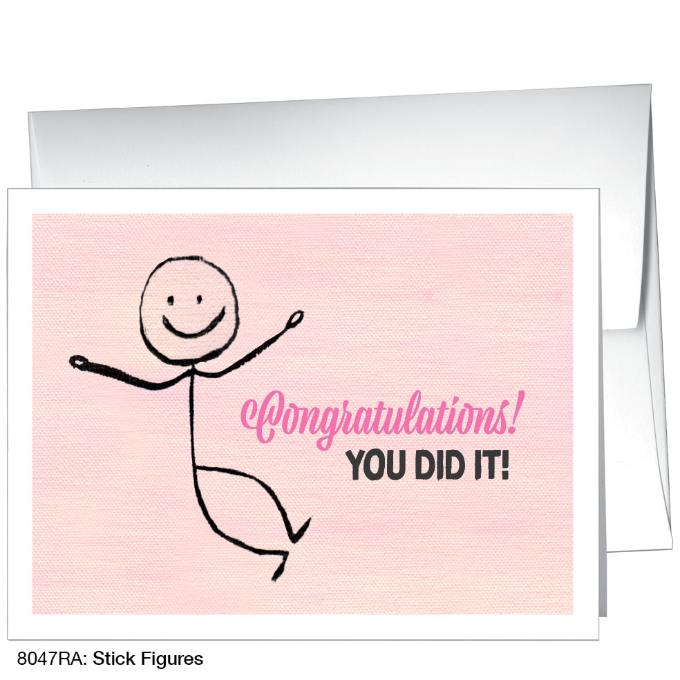 Stick Figures, Greeting Card (8047RA)