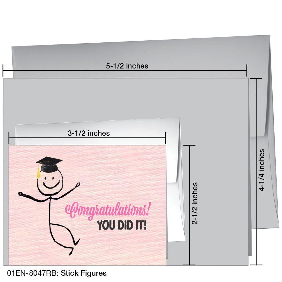 Stick Figures, Greeting Card (8047RB)