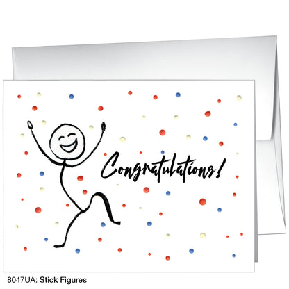 Stick Figures, Greeting Card (8047UA)