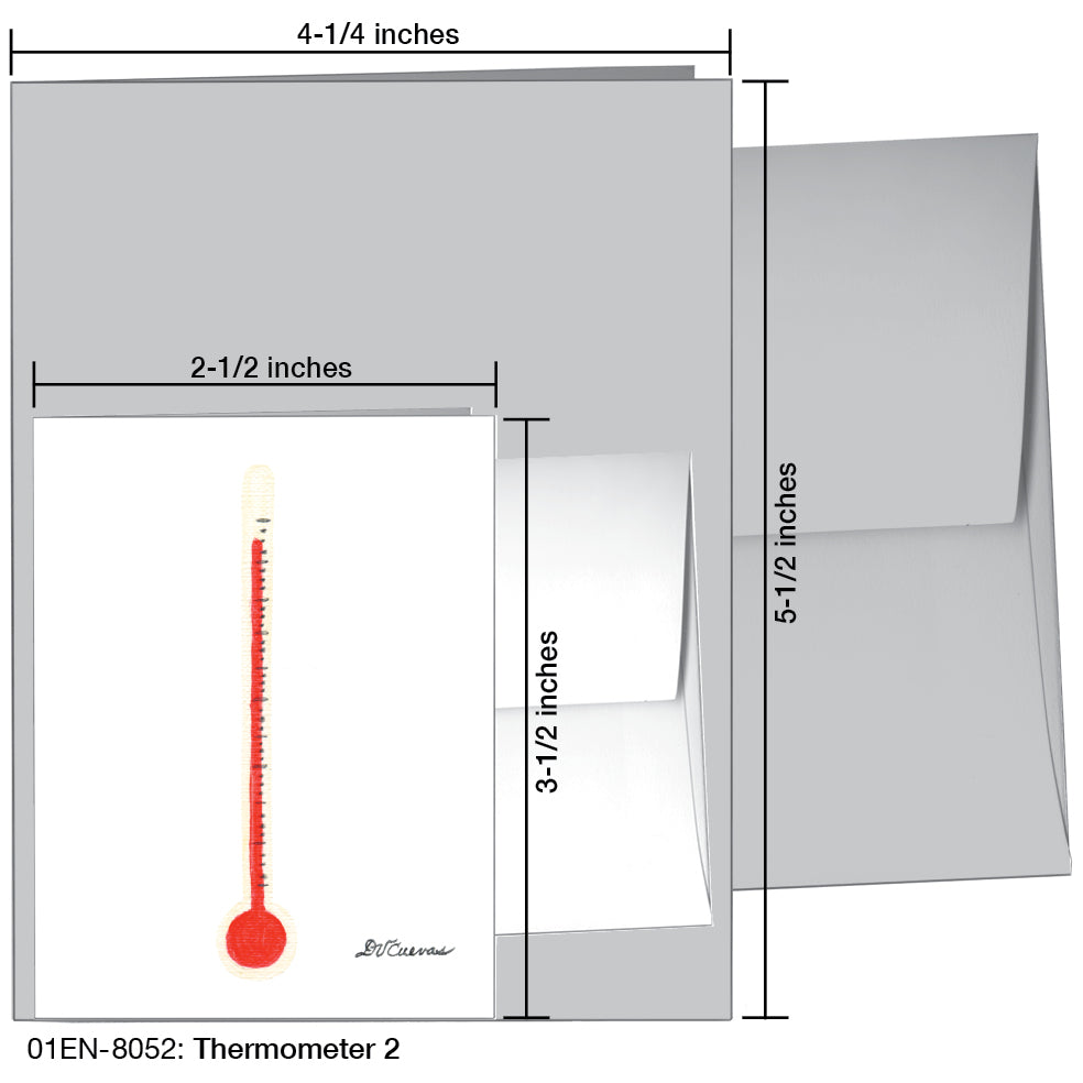 Thermometer 2, Greeting Card (8052)