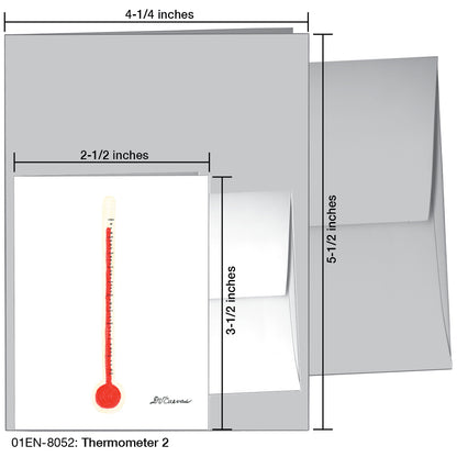 Thermometer 2, Greeting Card (8052)