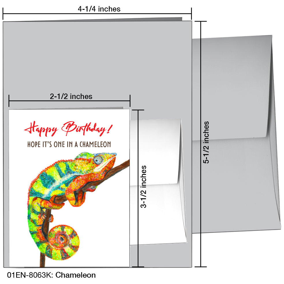 Chameleon, Greeting Card (8063K)