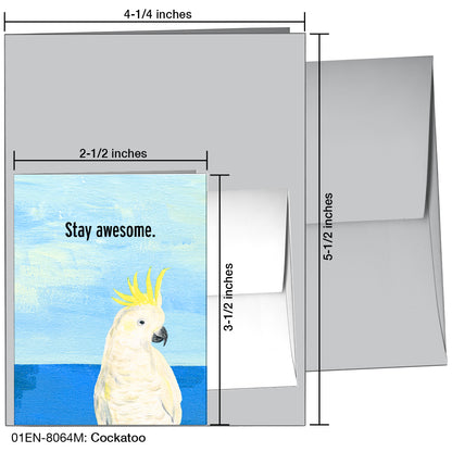 Cockatoo, Greeting Card (8064M)