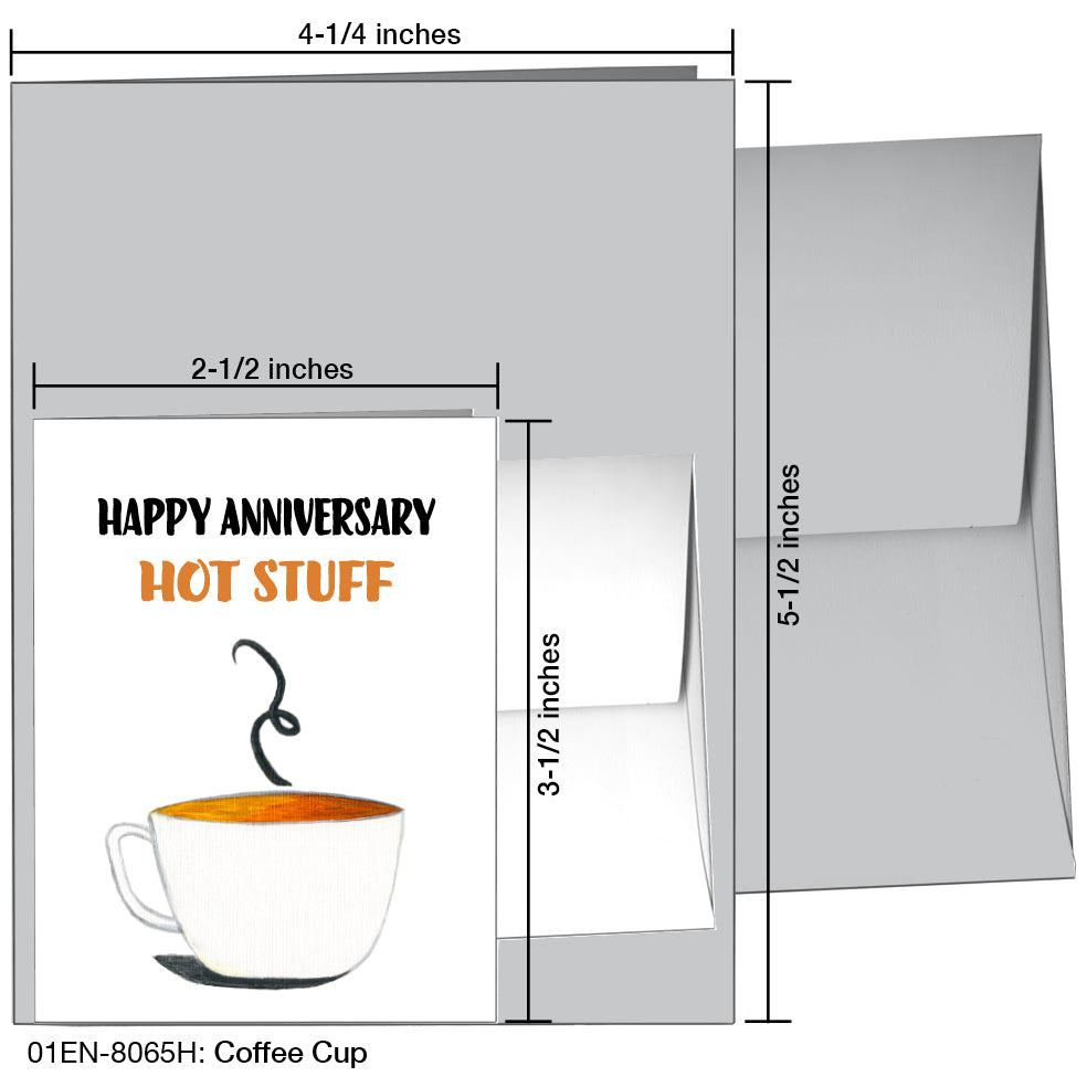 Coffee Cup, Greeting Card (8065H)