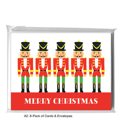 Nutcracker In Red, Greeting Card (8079B)