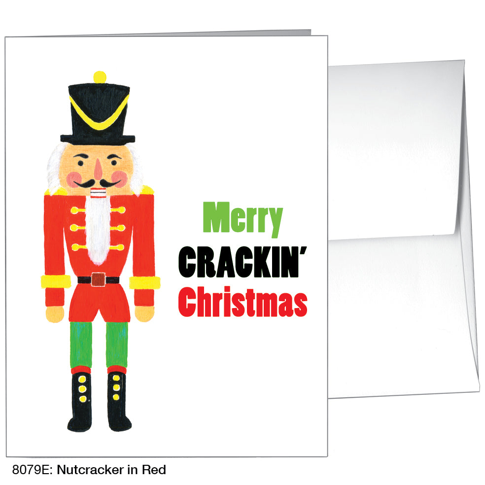 Nutcracker In Red, Greeting Card (8079E)