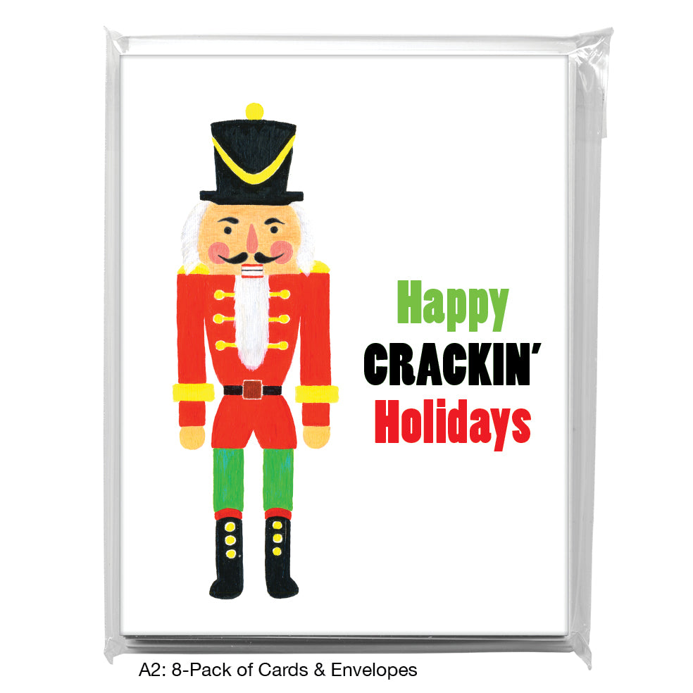 Nutcracker In Red, Greeting Card (8079F)