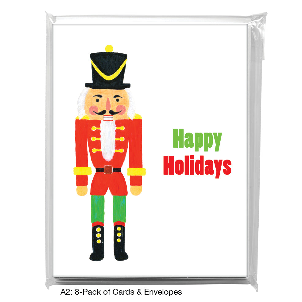 Nutcracker In Red, Greeting Card (8079FA)