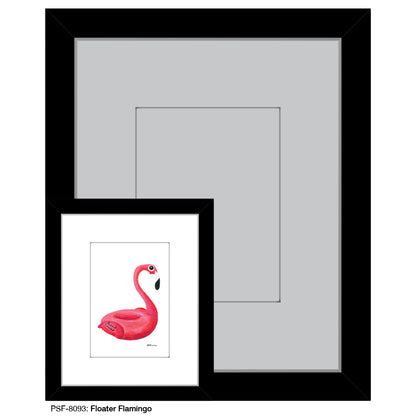 Floating Flamingo, Print (#8093)