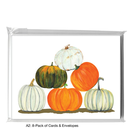 Pumpkins, Greeting Card (8104)