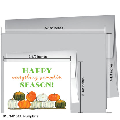 Pumpkins, Greeting Card (8104A)