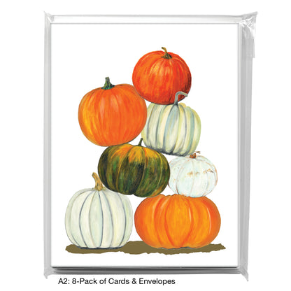 Pumpkins, Greeting Card (8104D)