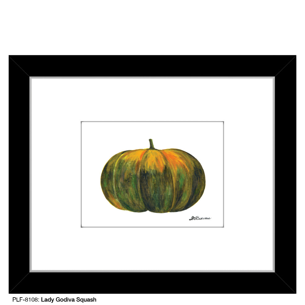 Lady Godiva Squash, Print (8108)