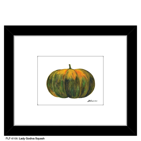 Lady Godiva Squash, Print (8108)