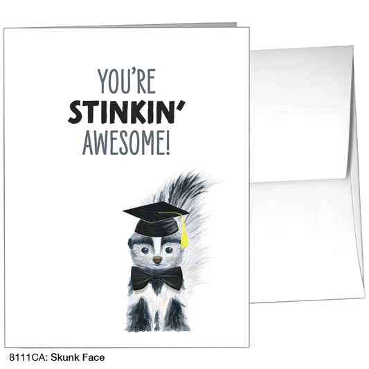 Skunk Face, Greeting Card (8111CA)