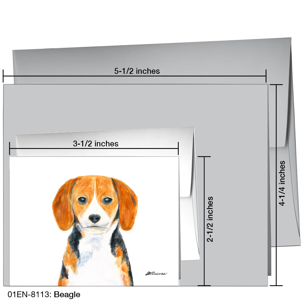 Beagle, Greeting Card (8113)