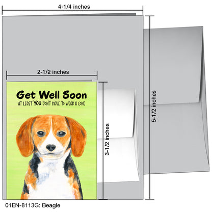 Beagle, Greeting Card (8113G)