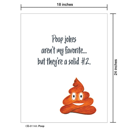 Poop, Card Board (8114A)