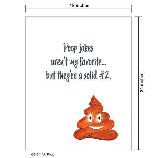 Poop, Card Board (8114A)