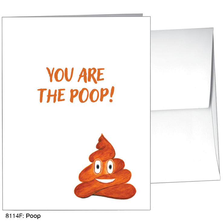 Poop, Greeting Card (8114F)