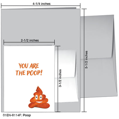 Poop, Greeting Card (8114F)