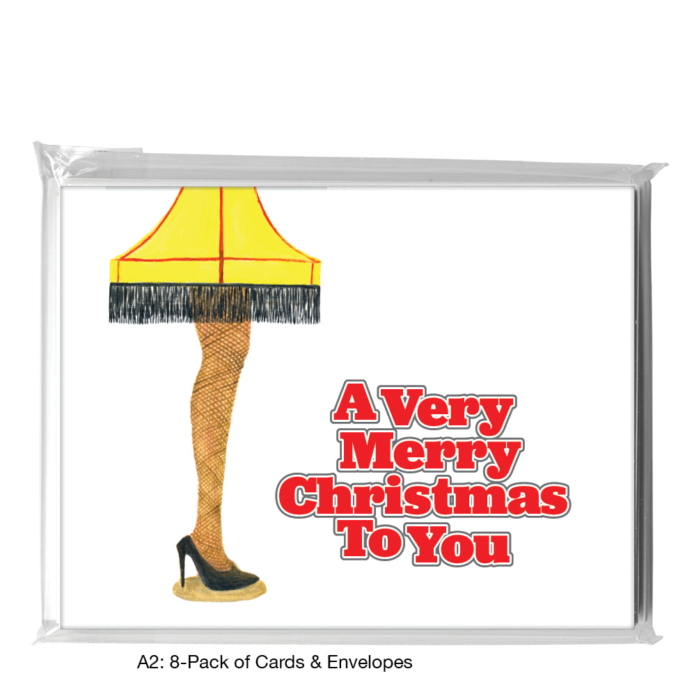 Leg Lamp, Greeting Card (8120F)