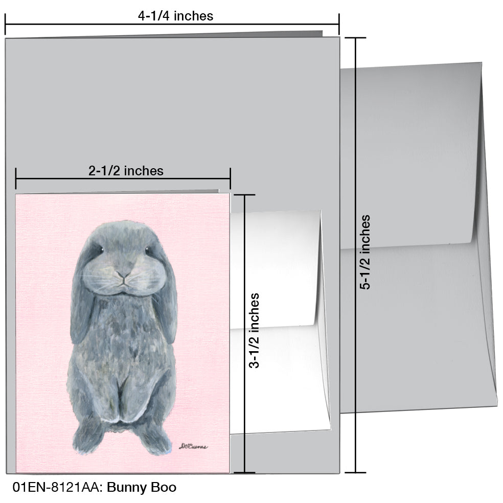 Bunny Boo, Greeting Card (8121AA)