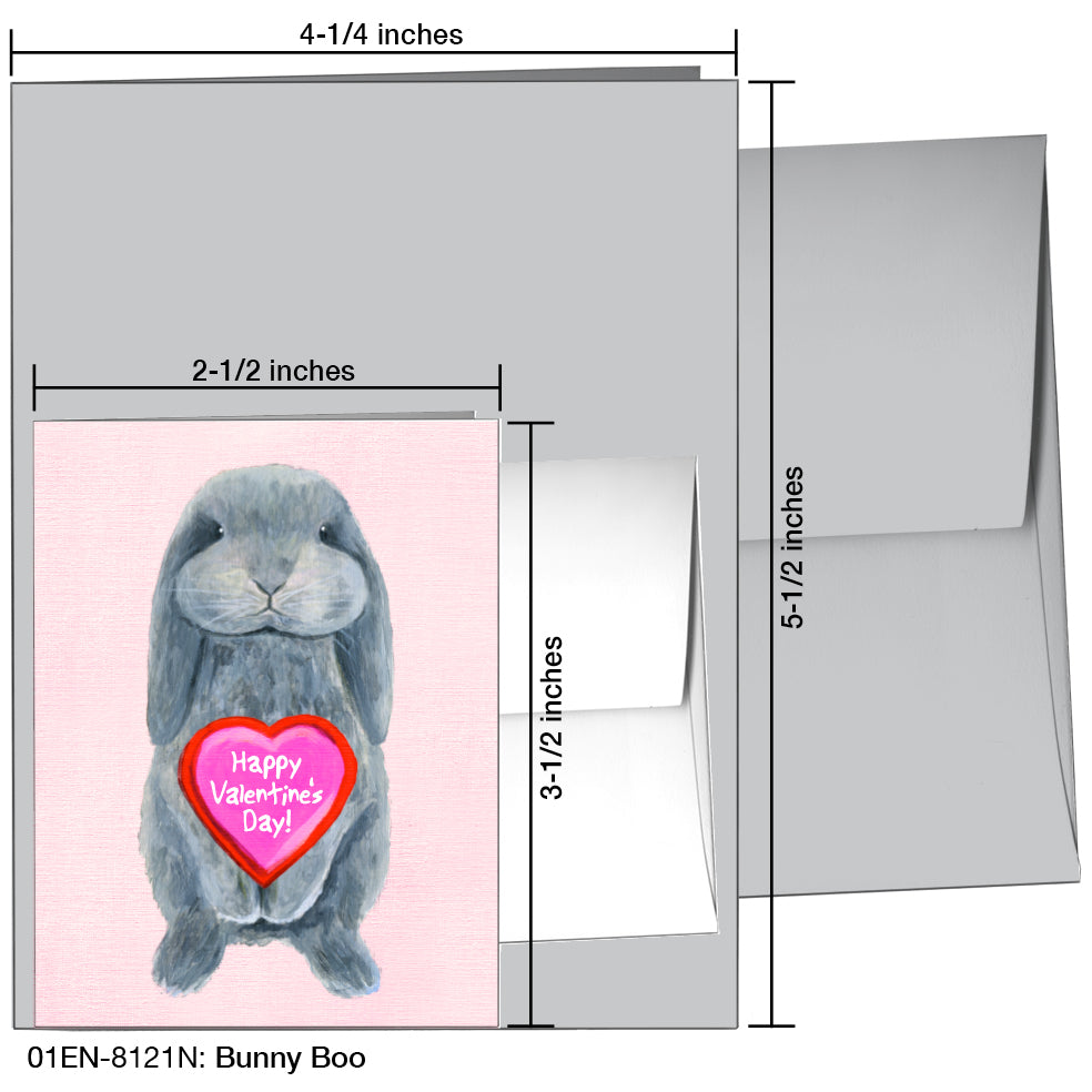 Bunny Boo, Greeting Card (8121N)