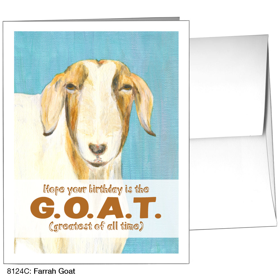 Farrah Goat, Greeting Card (8124C)