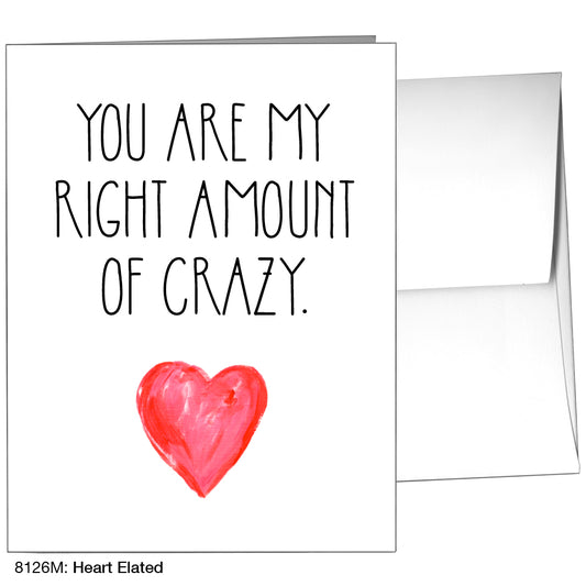 Heart Elated, Greeting Card (8126M)