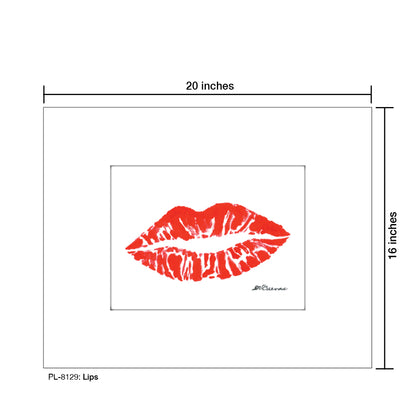 Lips, Print (#8129)