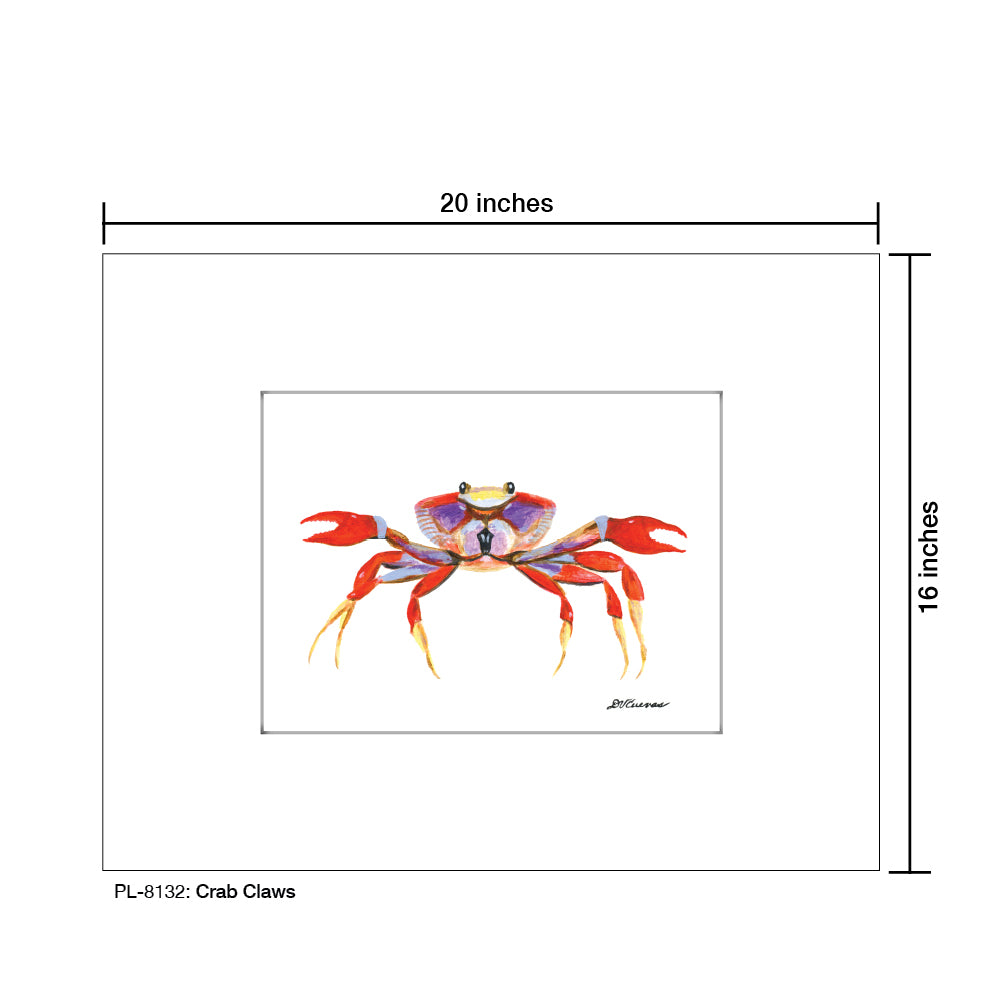 Crab Claws, Print (#8132)