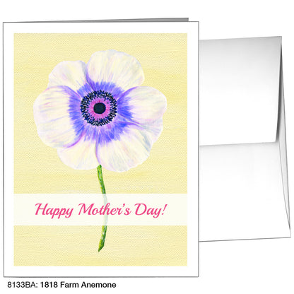 1818 Farm Anemone, Greeting Card (8133BA)