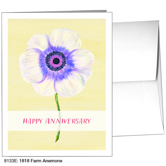 1818 Farm Anemone, Greeting Card (8133E)