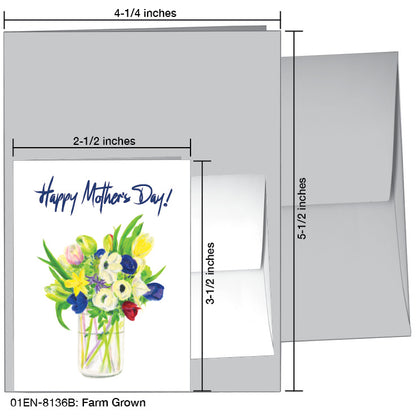 Farm Grown, Greeting Card (8136B)