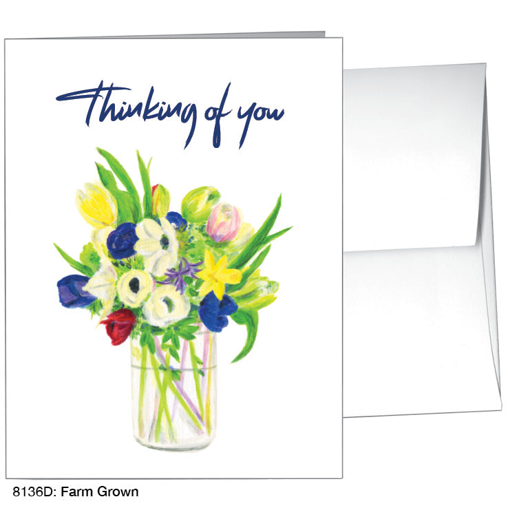 Farm Grown, Greeting Card (8136D)