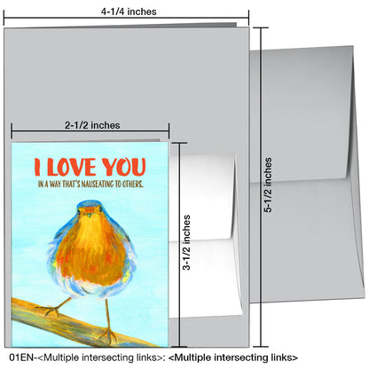 American Robin, Greeting Card (8210E)