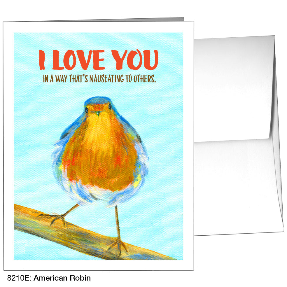 American Robin, Greeting Card (8210E)