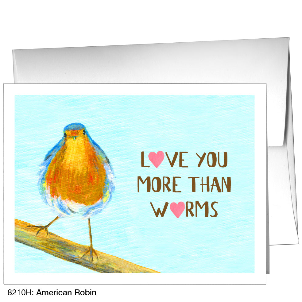 American Robin, Greeting Card (8210H)