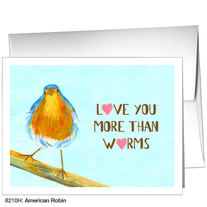 American Robin, Greeting Card (8210H)