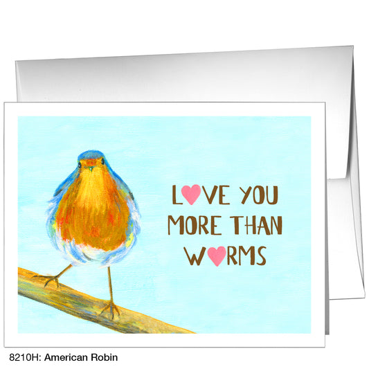 American Robin, Greeting Card (8210H)