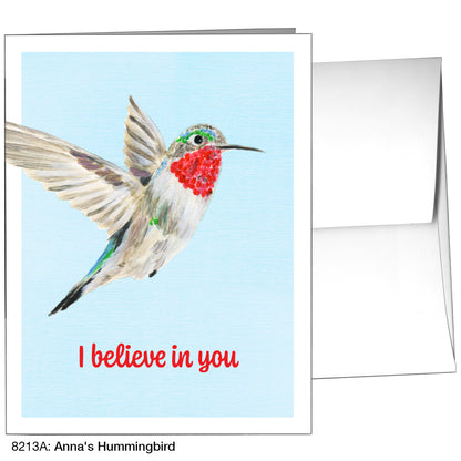 Anna's Hummingbird, Greeting Card (8213A)