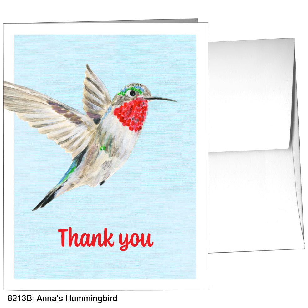 Anna's Hummingbird, Greeting Card (8213B)