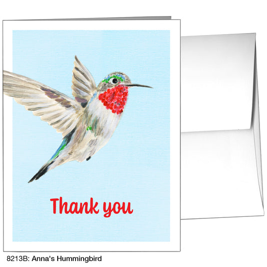 Anna's Hummingbird, Greeting Card (8213B)