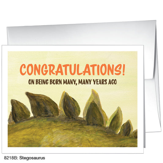 Stegosaurus, Greeting Card (8218B)