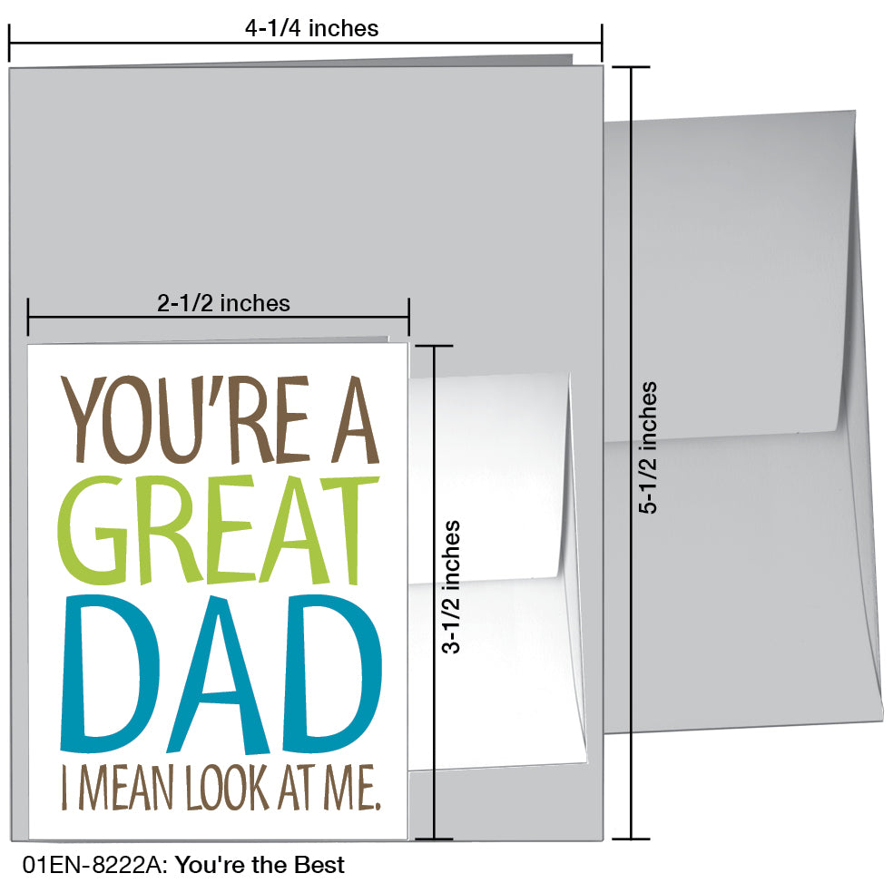 You're the best, Greeting Card (8222A)