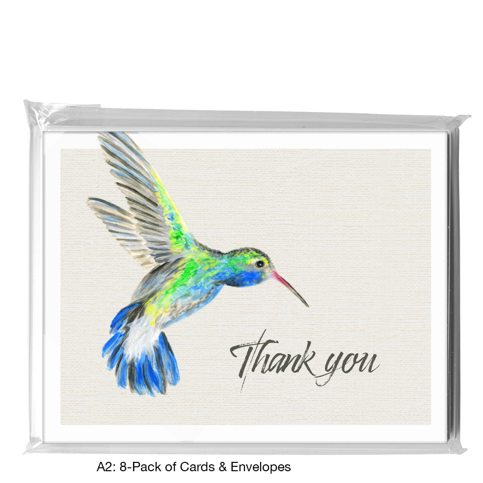 Broad-Billed Hummingbird, Greeting Card (8225A)