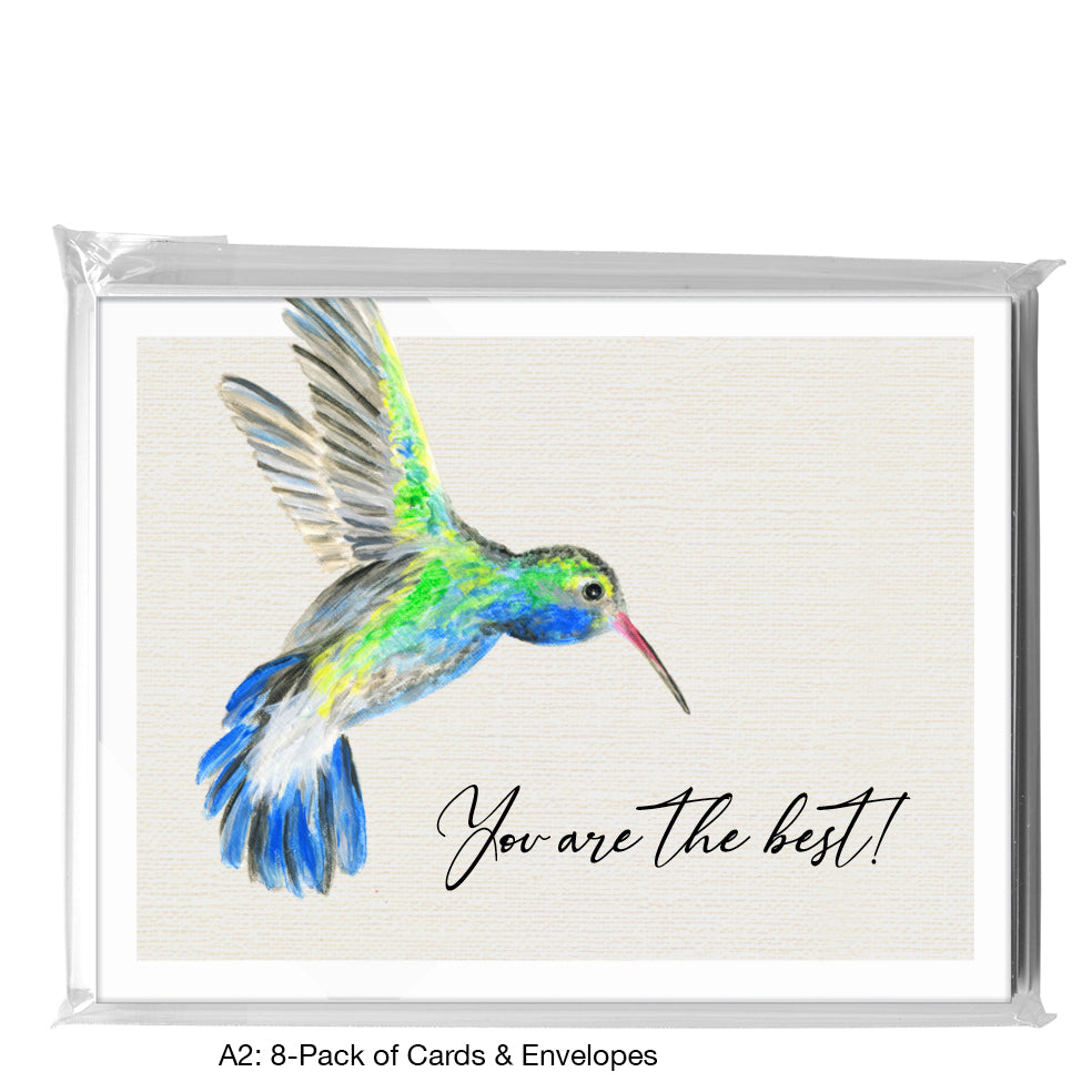 Broad-Billed Hummingbird, Greeting Card (8225D)