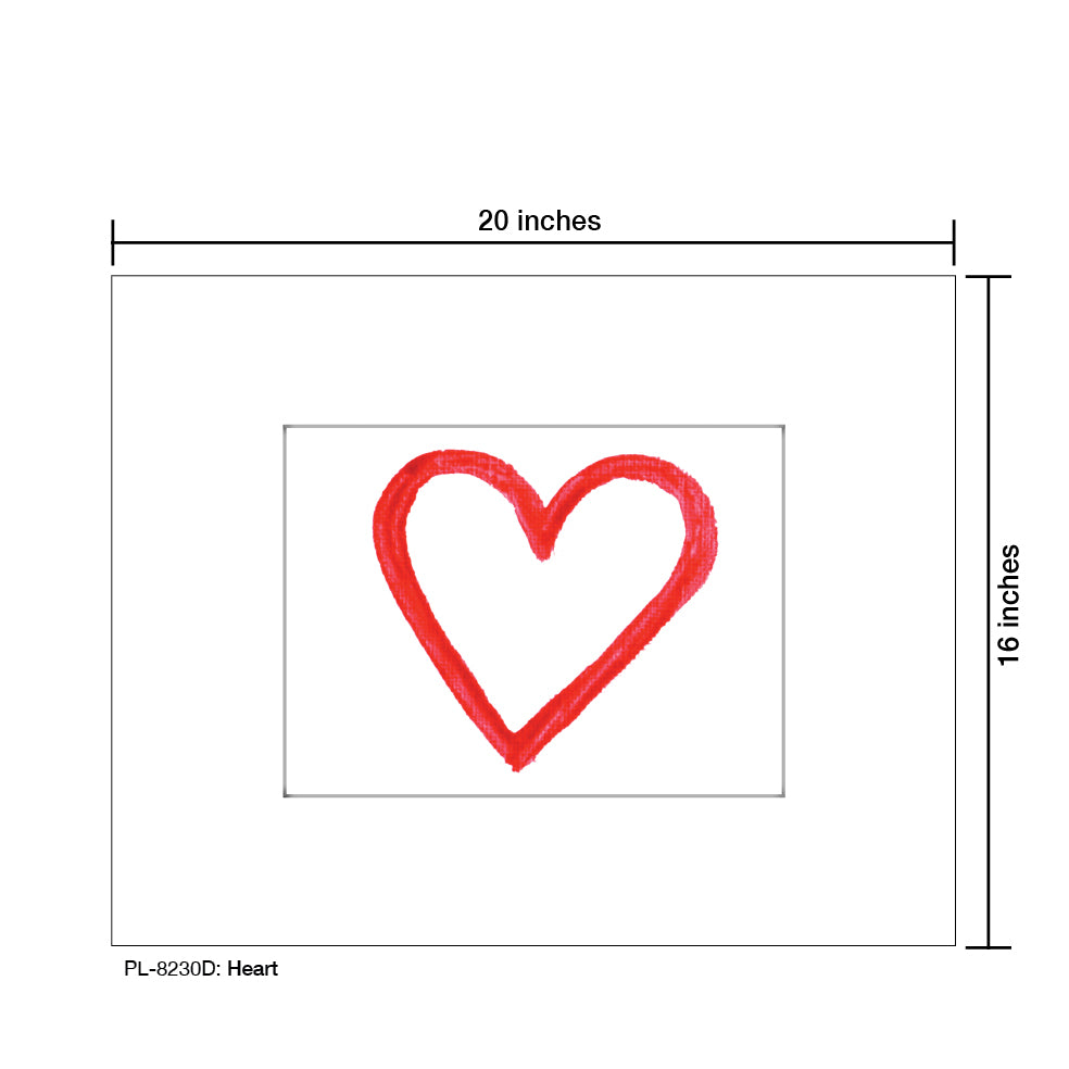 Heart, Print (#8230D)